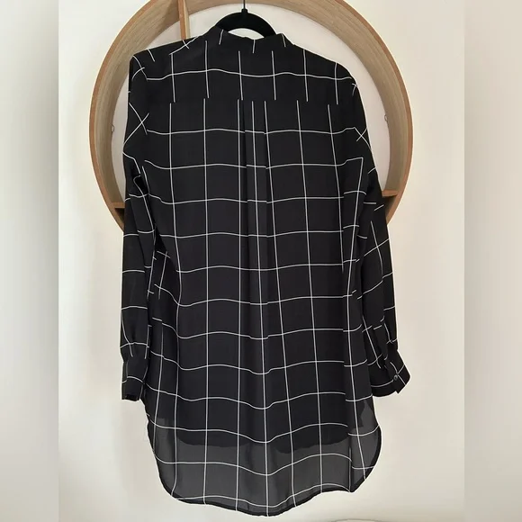 Joe Fresh Windowpane Check Tunic - Picture 2 of 5